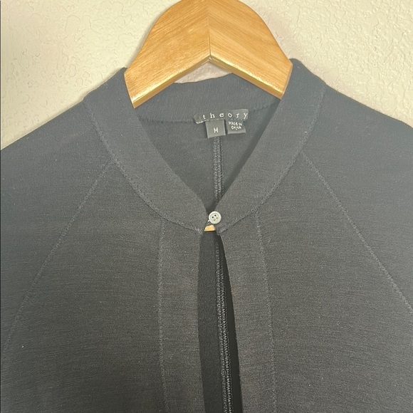 Theory Wool  Black Dress M - Picture 4 of 7